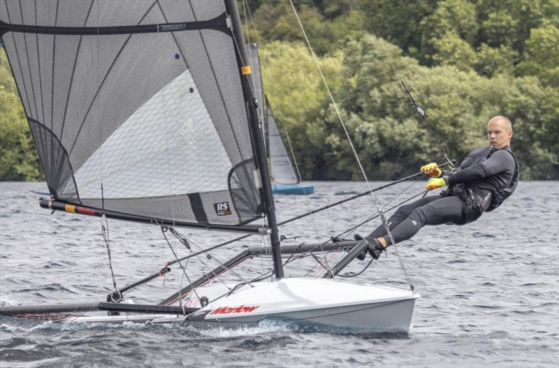 Jamie Mawson, Fast Fleet winner at the Notts County SC Regatta photo copyright David Eberlin taken at Notts County Sailing Club and featuring the RS600 class