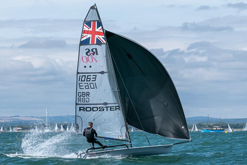 Theo Galyer, current RS700 National Champion photo copyright Neil Shawcross taken at Weymouth & Portland Sailing Academy and featuring the RS700 class