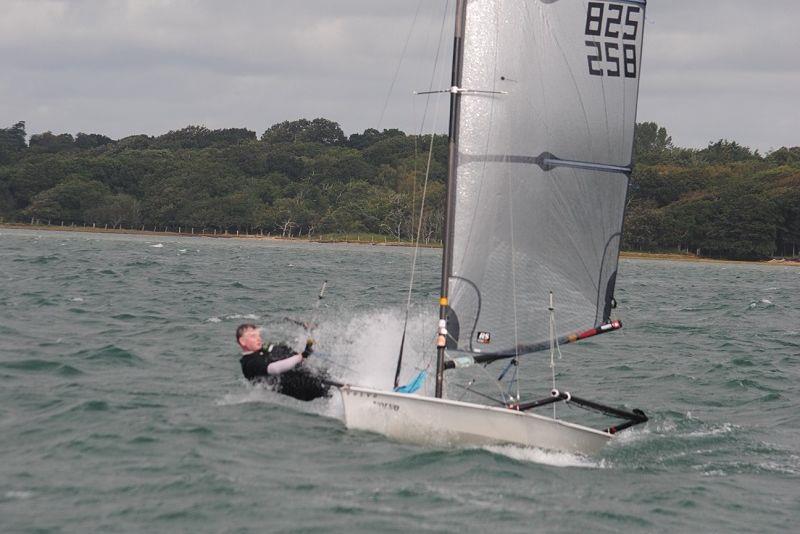 Edward Reeves in the Lymington Dinghy Regatta photo copyright Polly Thornton taken at Royal Lymington Yacht Club and featuring the RS700 class