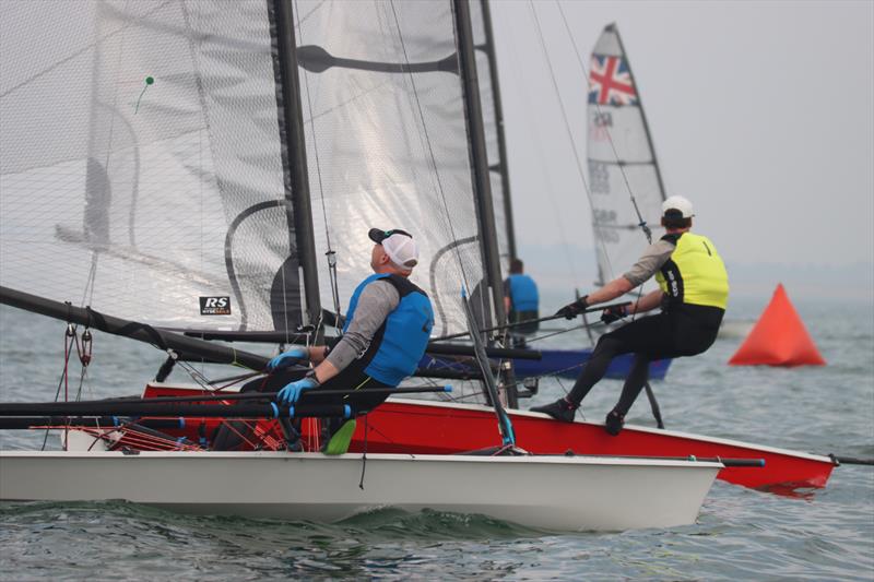 Sail trim on day 2 of the Noble Marine RS700 Nationals at Brighlingsea - photo © William Stacey