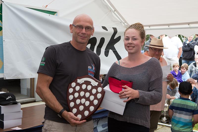 Zhik East Coast Piers Race 2016 - Colne Point dinghy winners Richard Smith and Elenor Smith photo copyright Sally Hitt / The Moment Images taken at Marconi Sailing Club and featuring the RS800 class