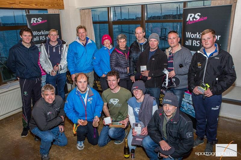 Prize winners at the RS End of Season Championship at Rutland with Nikki Birrell - photo © www.sportography.tv