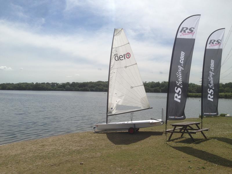 RS Aero at Burghfield photo copyright RS Sailing taken at Burghfield Sailing Club and featuring the  class
