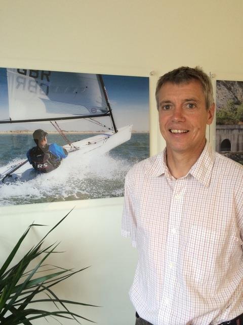 RS Aero Class Association Manager Peter Barton photo copyright RS Sailing taken at  and featuring the  class