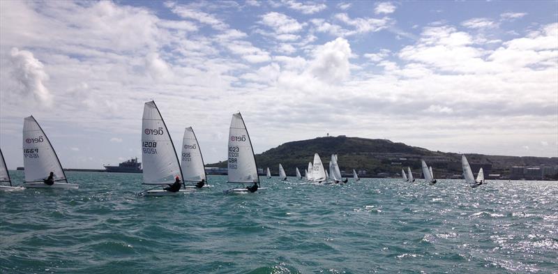 RS Aero Nationals at the WPNSA day 1 photo copyright Frances Peters taken at Weymouth & Portland Sailing Academy and featuring the  class