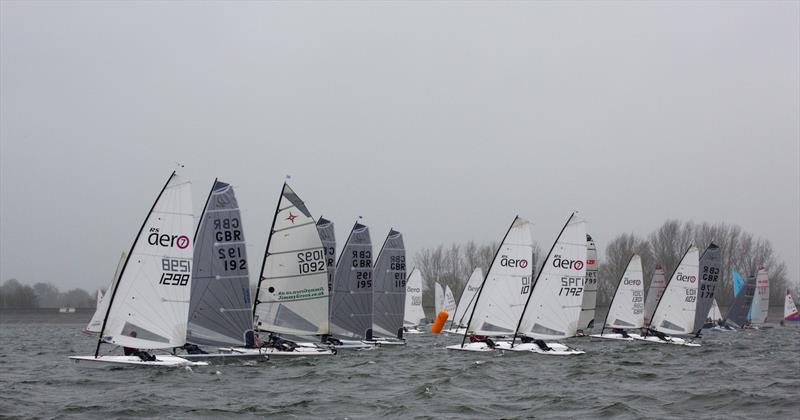 Oxford Blue : GJW Direct Sailjuice Winter Series Round 5 photo copyright Tim Olin / www.olinphoto.co.uk taken at Oxford Sailing Club and featuring the  class