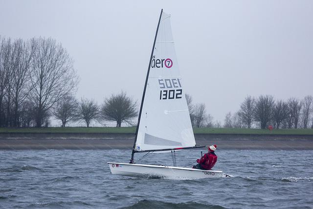 Karl Thorne enjoying reaching in his '7' at the Oxford Blue photo copyright Tim Olin / www.olinphoto.co.uk taken at Oxford Sailing Club and featuring the  class