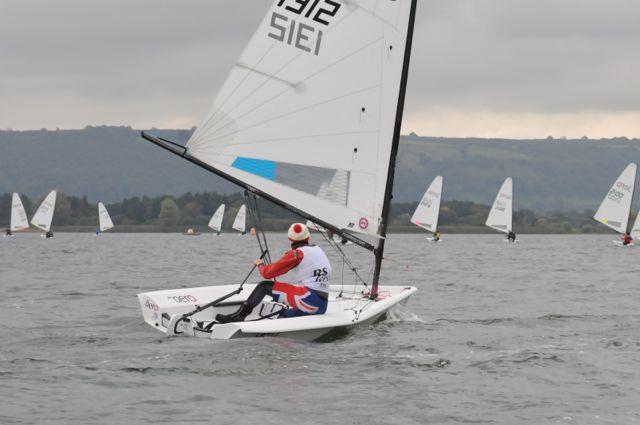 Andrew Frost wins the RS Aero 5s at Chew photo copyright Primrose Salt taken at Chew Valley Lake Sailing Club and featuring the  class