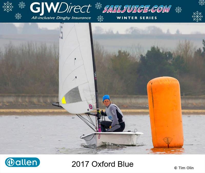 RS Aeros in the GJW Direct SailJuice Winter Series Oxford Blue photo copyright Tim Olin / www.olinphoto.co.uk taken at Oxford Sailing Club and featuring the  class
