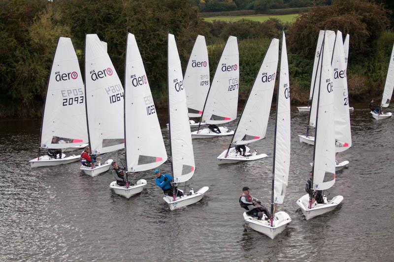 RS Aeros on the river Avon photo copyright Steve Stone taken at Bradford On Avon Sailing Club and featuring the  class