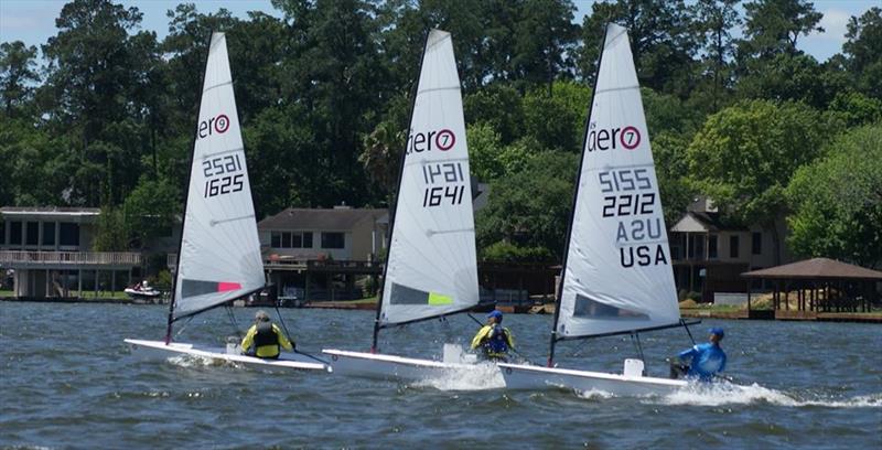 RS Aero Texas State Championship photo copyright KO Sailing taken at Conroe Yacht Club and featuring the  class