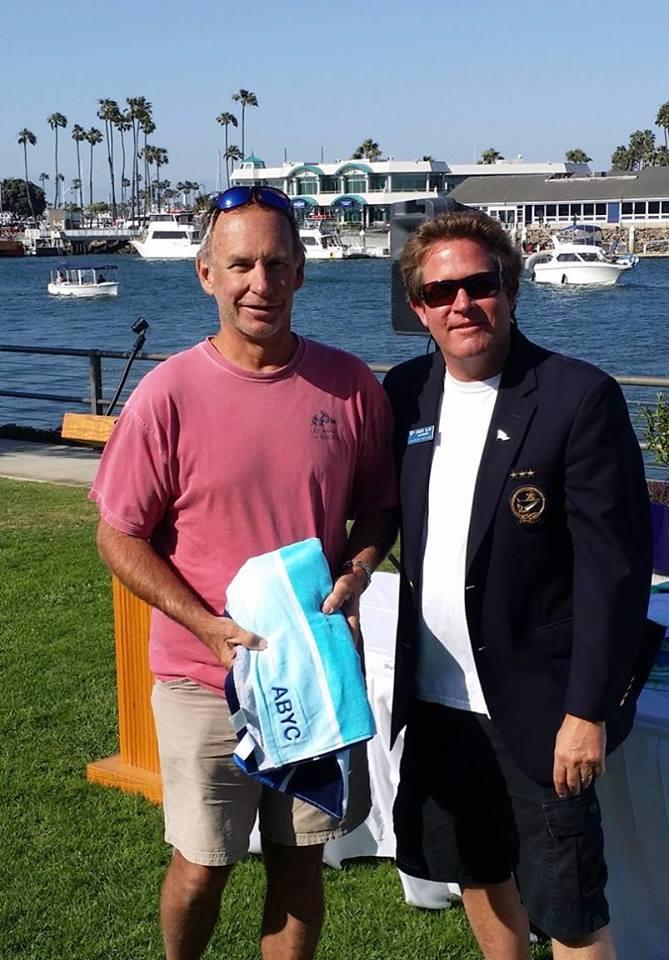 Doug Du Bois at the Alamitos Bay YC Memorial Day Regatta photo copyright ABYC taken at Alamitos Bay Yacht Club and featuring the  class