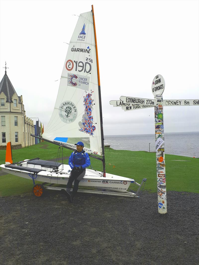 Team Race to Scotland at John O'Groats photo copyright Race to Scotland taken at  and featuring the  class