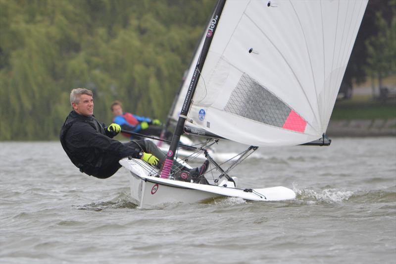 Pete Barton leads from Ben Rolfe in the RS Aero Southern Circuit event at Sutton Bingham photo copyright Saffron Gallagher taken at Sutton Bingham Sailing Club and featuring the  class