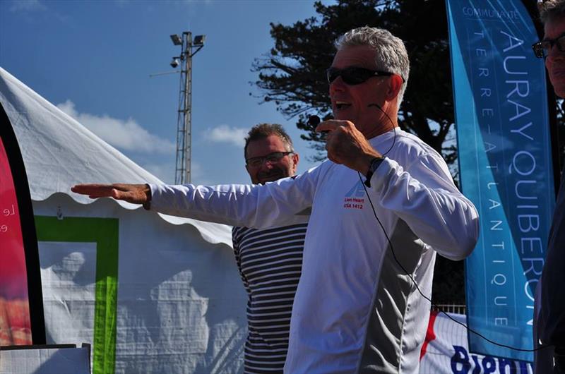 Marc Jacobi gives a few top tips at the Rooster RS Aero World Championship photo copyright Gerard Vos taken at Yacht Club de Carnac and featuring the  class
