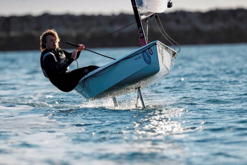 Foiling at the Dinghy Show photo copyright Paul Wyeth / RYA taken at Royal Yachting Association and featuring the  class