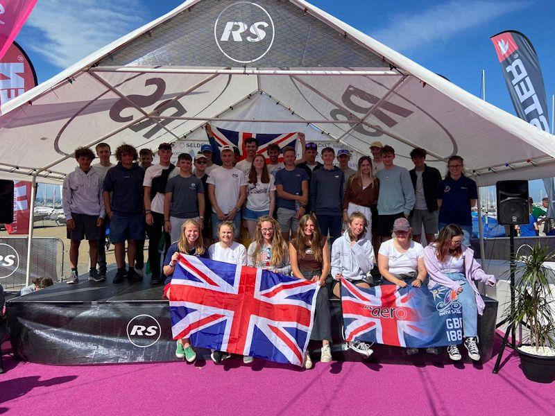 Team GBR ahead of the first ever RS Aero Youth World Championship photo copyright RS Aero Class taken at Weymouth & Portland Sailing Academy and featuring the  class