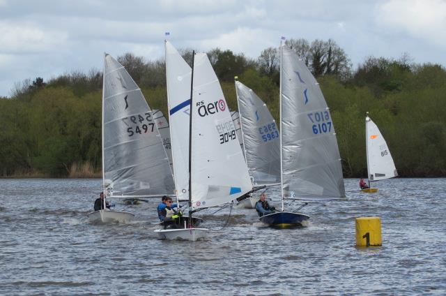 Kieran Lewin wins the Border Counties Midweek Series at Windsford Flash photo copyright Brian Herring taken at Winsford Flash Sailing Club and featuring the RS Aero 5 class