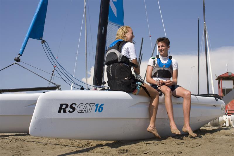 The new RS CAT16 which will be launched in September photo copyright RS Sailing taken at  and featuring the RS CAT16 class