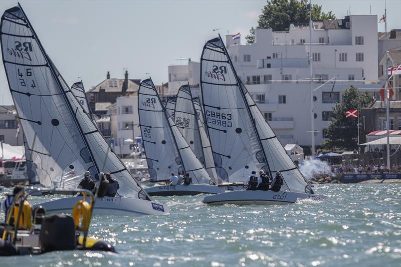 RS Elite racing at Aberdeen Asset Management Cowes Week - photo © Paul Wyeth / www.pwpictures.com
