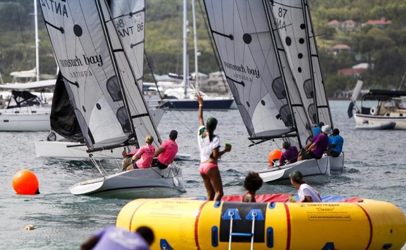 Lay Day fun with the Nonsuch Bay RS Elite Challenge photo copyright Paul Wyeth / www.pwpictures.com taken at Antigua Yacht Club and featuring the RS Elite class