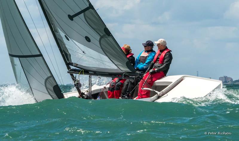 Foudafafa on the final day of the Zhik RS Elite Nationals photo copyright Peter Hickson taken at Hayling Island Sailing Club and featuring the RS Elite class