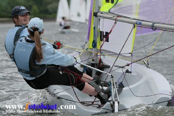 56 boats for the NSSA Championships at Farmoor Reservoir