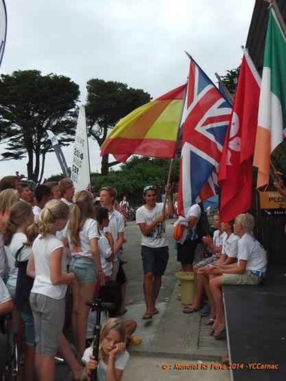 Allen RS Feva Worlds Opening Ceremony photo copyright YCCarnac taken at Yacht Club de Carnac and featuring the RS Feva class