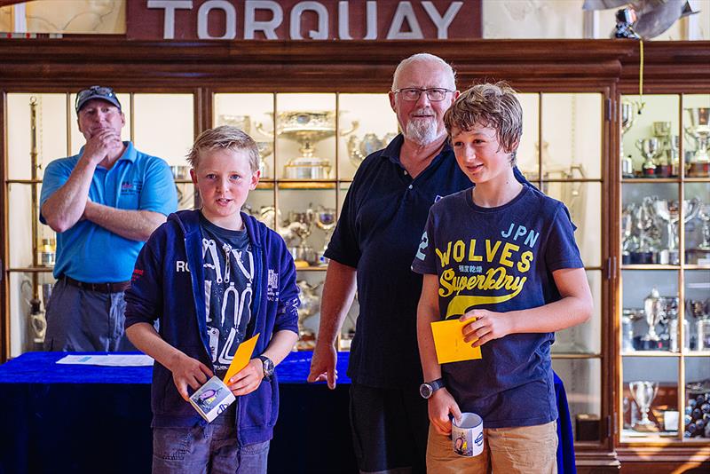 Rory Odell & Josh Bonsey winthe Volvo RS Feva Grand Prix at Torquay photo copyright Martin Allen / Volvo Cars UK taken at Royal Torbay Yacht Club and featuring the RS Feva class