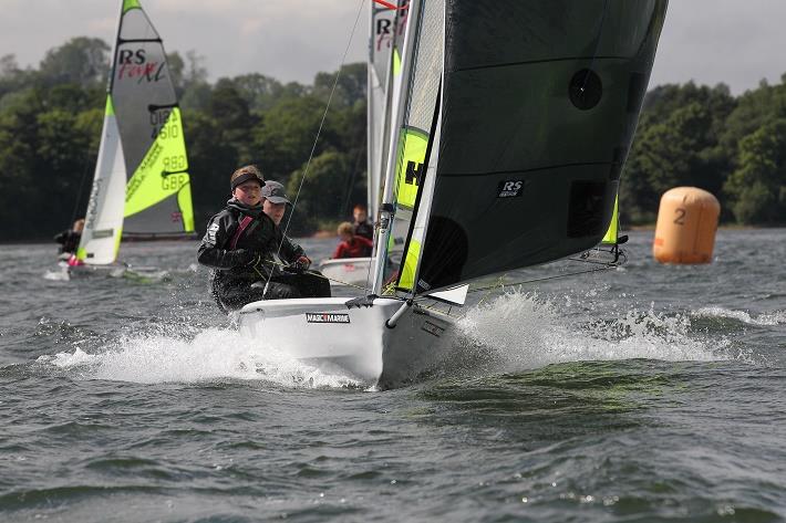 RS Feva Inland Championships 2015 photo copyright Peter Newton taken at Chew Valley Lake Sailing Club and featuring the RS Feva class