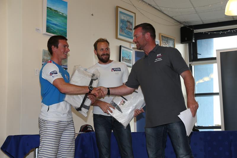 Chairman saying thank you at the RS Feva Nationals photo copyright Peter Newton taken at Weymouth & Portland Sailing Academy and featuring the RS Feva class