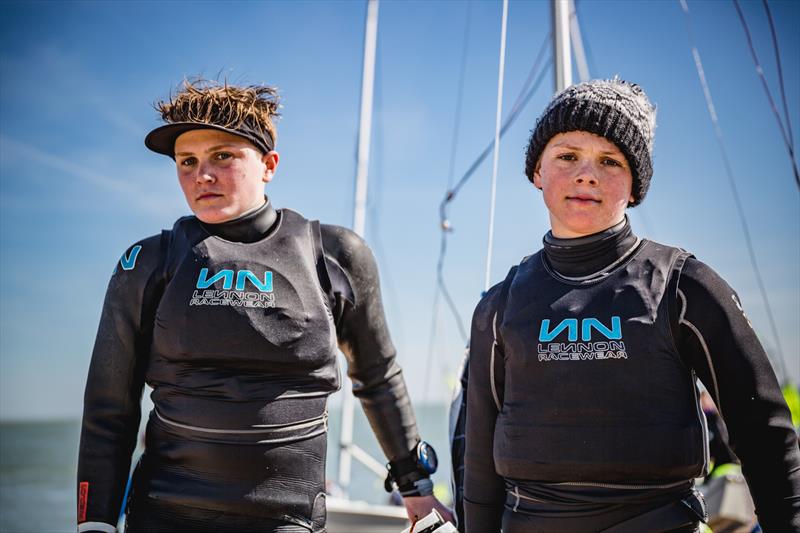 Lennon Racewear RS Feva Spring Championship at Hayling Island photo copyright Toby Adamson / Adamson Visuals taken at Hayling Island Sailing Club and featuring the RS Feva class
