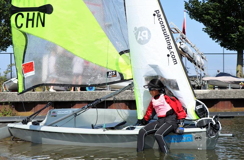 All set for the Allen & PA Consulting RS Feva Worlds in Medemblik photo copyright Jon Partridge / RS Sailing taken at Regatta Center Medemblik and featuring the RS Feva class