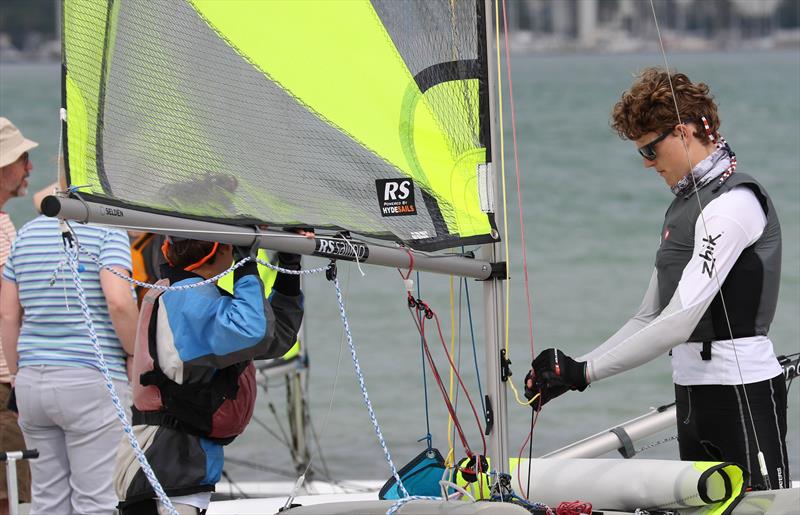 All set in Clearwater, Florida ahead of the 2018 PA Consulting RS Feva Worlds photo copyright Jon Partridge taken at Clearwater Community Sailing Center and featuring the RS Feva class