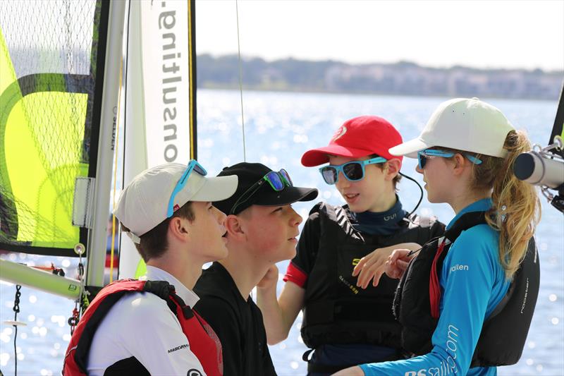 All set in Clearwater, Florida ahead of the 2018 PA Consulting RS Feva Worlds photo copyright Jon Partridge taken at Clearwater Community Sailing Center and featuring the RS Feva class