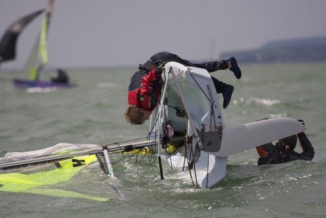 Sekonda RS Feva Nationals at Hayling photo copyright Angus Peel taken at Hayling Island Sailing Club and featuring the RS Feva class