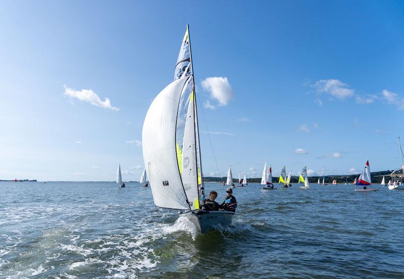 Feva during the Starcross Junior Regatta 2023 photo copyright Tom Wild taken at Starcross Yacht Club and featuring the RS Feva class