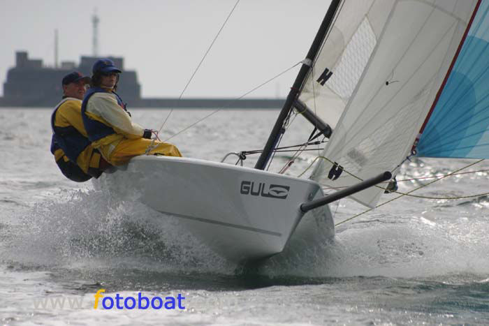 Action from day two of the RS K6 nationals at Plymouth photo copyright Tom Gruitt / www.fotoboat.com taken at  and featuring the K6 class