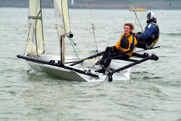 Light winds for the Brass Monkey Race at Leigh-on-Sea Sailing Club photo copyright Graeme Sweeney taken at Leigh-on-Sea Sailing Club and featuring the RS800 class