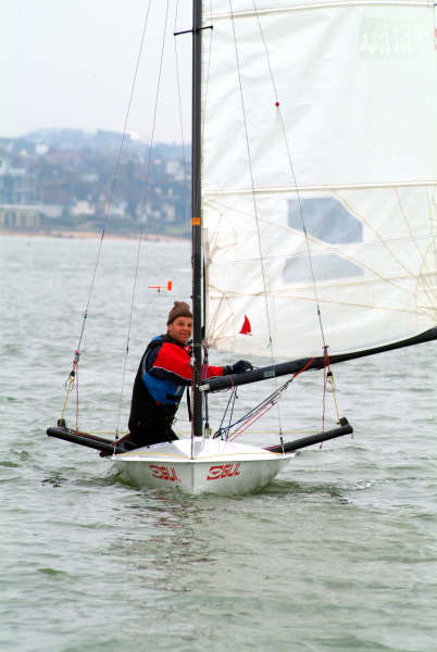 Light winds for the Brass Monkey Race at Leigh-on-Sea Sailing Club photo copyright Graeme Sweeney taken at Leigh-on-Sea Sailing Club and featuring the RS600 class