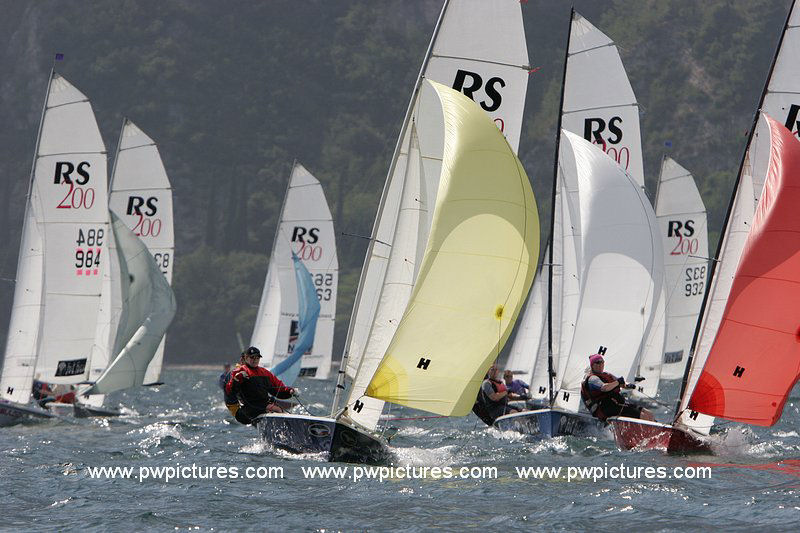Action from the Fat Face RS200 Eurocup at Riva del Garda photo copyright Paul Wyeth / www.pwpictures.com taken at  and featuring the RS200 class