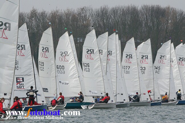 44 teams take part in the RS200 Winter Championships at Northampton