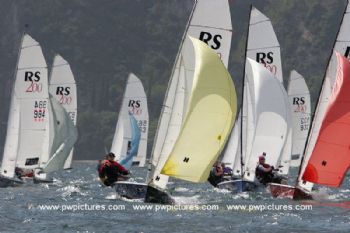 Action from the Fat Face RS200 Eurocup at Riva del Garda
