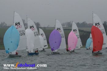 44 teams take part in the RS200 Winter Championships at Northampton