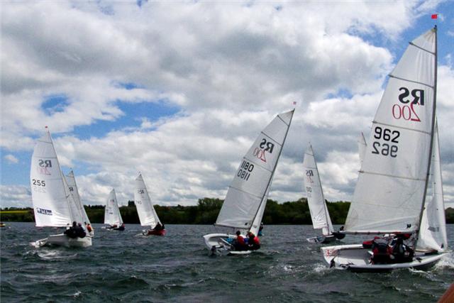 The breeze increases throughout the day for the RS200 South East Area Series at Middle Nene photo copyright Laurie Jones taken at Middle Nene Sailing Club and featuring the RS200 class