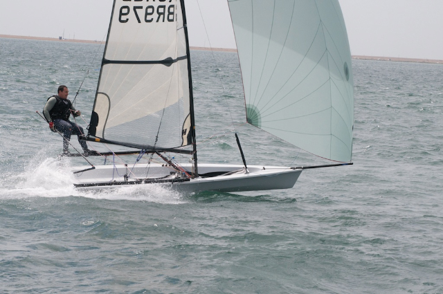 David Gorringe during the RS Racing Circuit event in Lymington photo copyright Richard Phillips taken at Lymington Town Sailing Club and featuring the RS700 class