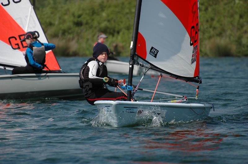 Roscoe Martin during the Ripon RS Tera open photo copyright Ian Smith taken at Ripon Sailing Club and featuring the RS Tera class