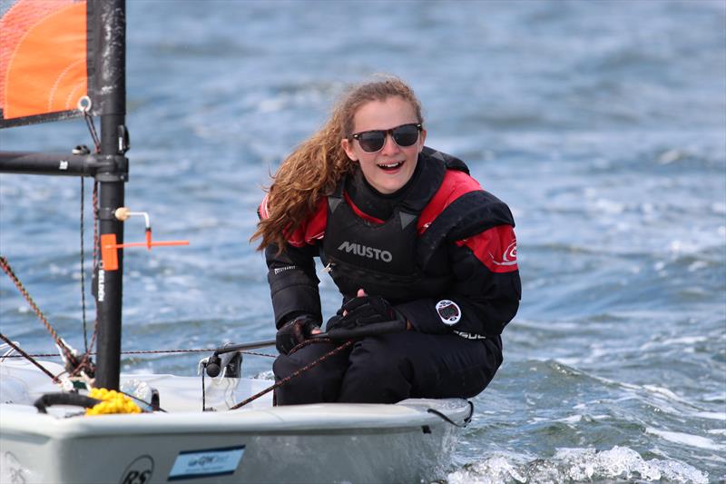 Bethan Matthew takes second place overall at the RS Tera European Championships 2014 photo copyright Steve Greenwood taken at  and featuring the RS Tera class