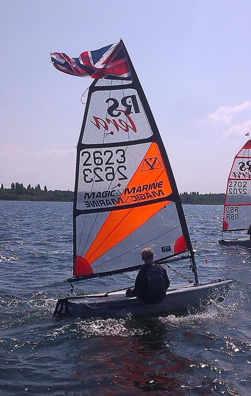 Magic Marine Team Rider Henry Jameson won the RS Tera Pro fleet at the European championship sponsored by Magic Marine photo copyright LDC taken at  and featuring the RS Tera class