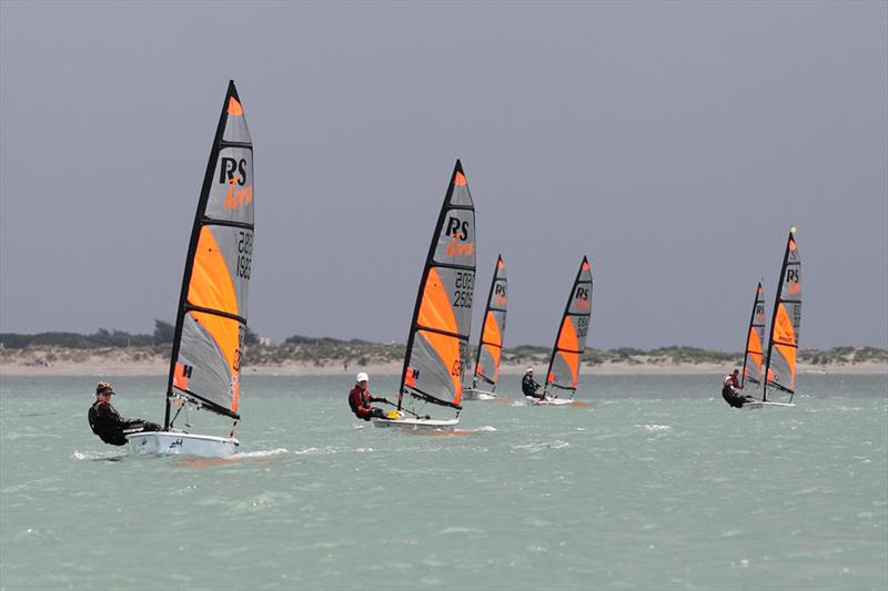 PRO fleet upwind during the RS Tera Southern Area Championships - photo © Peter Newton / www.peternewton.zenfolio.com